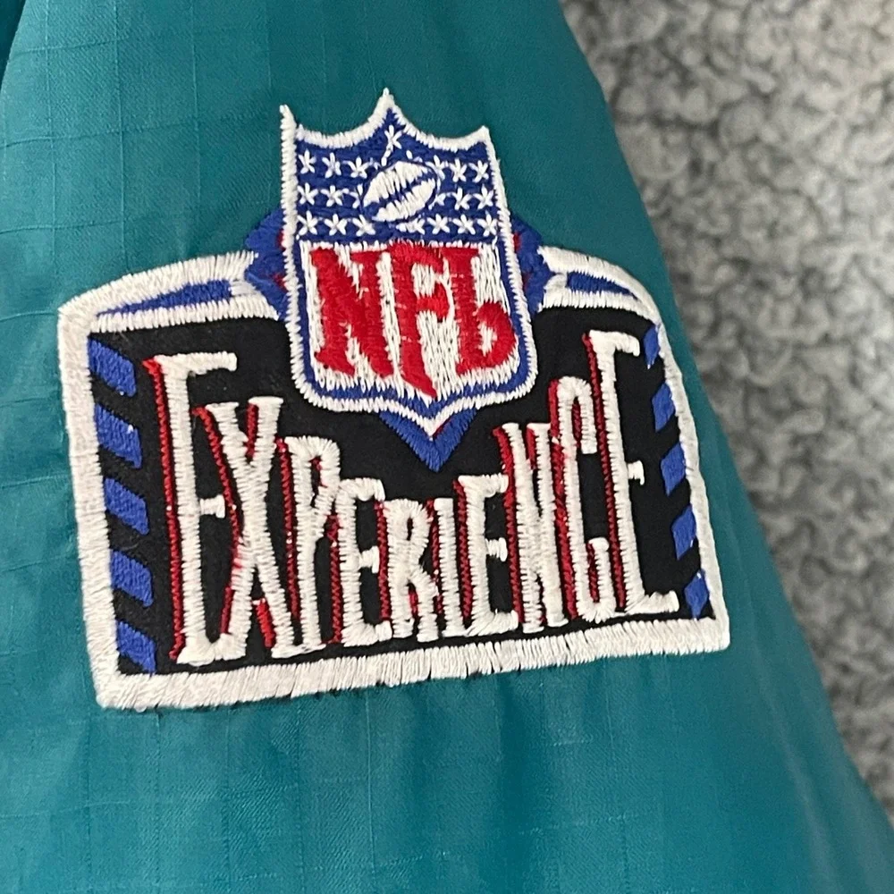 Pro Player Vtg 90's Kids Youth Large Miami Dolphins NFL Reversible Puffer Jacket